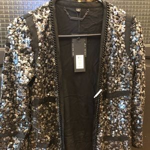 Rachel Zoe sequin jacket